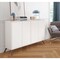 Bestar Krom 60 in Storage Cabinet with Metal Legs, White 17164-1117 - alternate 3
